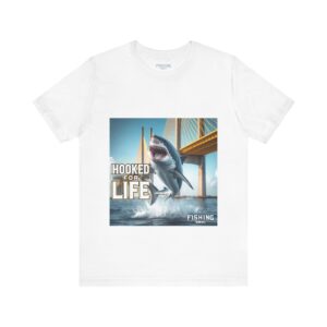 Fishing Tee - Hooked for Life Unisex Fishing Tee - Perfect Gift for Anglers & Outdoor Enthusiasts