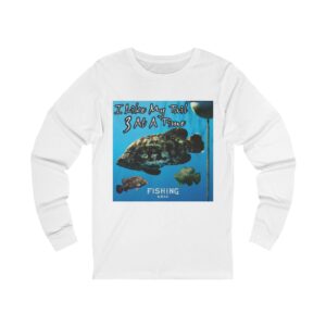 "I Like My Tail 3 At A Time." Fishing Lover's Long Sleeve Tee - Unisex Jersey