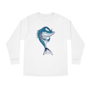 Boss Fish Long Sleeve Crewneck Tee