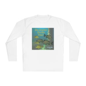 Fishing Lover's Long Sleeve Tee - 'Do Grunts Excite You'