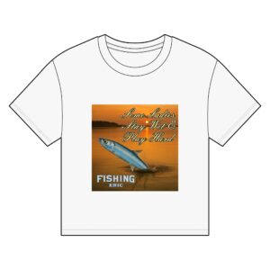 Fishing Theme Women's Organic Boxy T-Shirt - "Some Ladies Stay Wet & Play Hard"