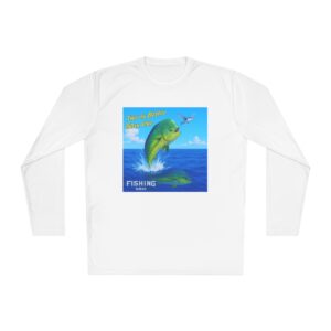 Fishing Adventure Unisex Mahi Mahi Long Sleeve Tee, Perfect for Anglers, Gift for Fishing Lovers, Outdoor Apparel, Comfortable Lightweight Shirt