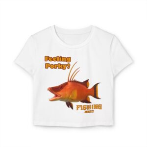 Women's Baby Tee - Playful FishingHog Snapper Baby Tee - Perfect Gift for Fisherwomen, Casual Wear, Fishing Enthusiast Tee, Summer Outfit,