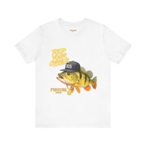 Fishing Vibes Tee - Peacock Bass Unisex Jersey Short Sleeve Tee, Great for Fishermen, Outdoor Enthusiasts, Gifts for Dad, Casual Wear, Fishing Trips