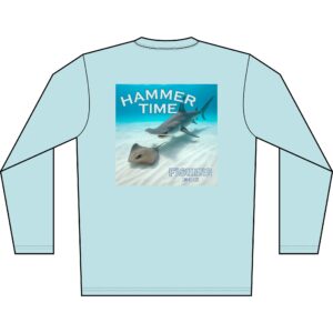 Long Sleeve Shirt - "Hammer Time" Hammerhead Shark Graphic