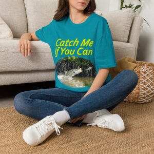Fishing T-Shirt — “Catch Me If You Can” Snook Angler Graphic Tee