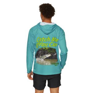 Catch Me If You Can Snook Fishing Hoodie — Men's Lightweight Sports Warmup Pullover