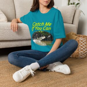 Fishing T-Shirt — “Catch Me If You Can” Snook Angler Graphic Tee