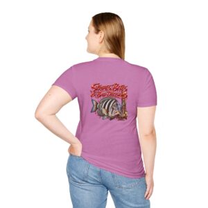 Stripes, Bites & and Decisions Sheepshead Fishing Graphic T-Shirt