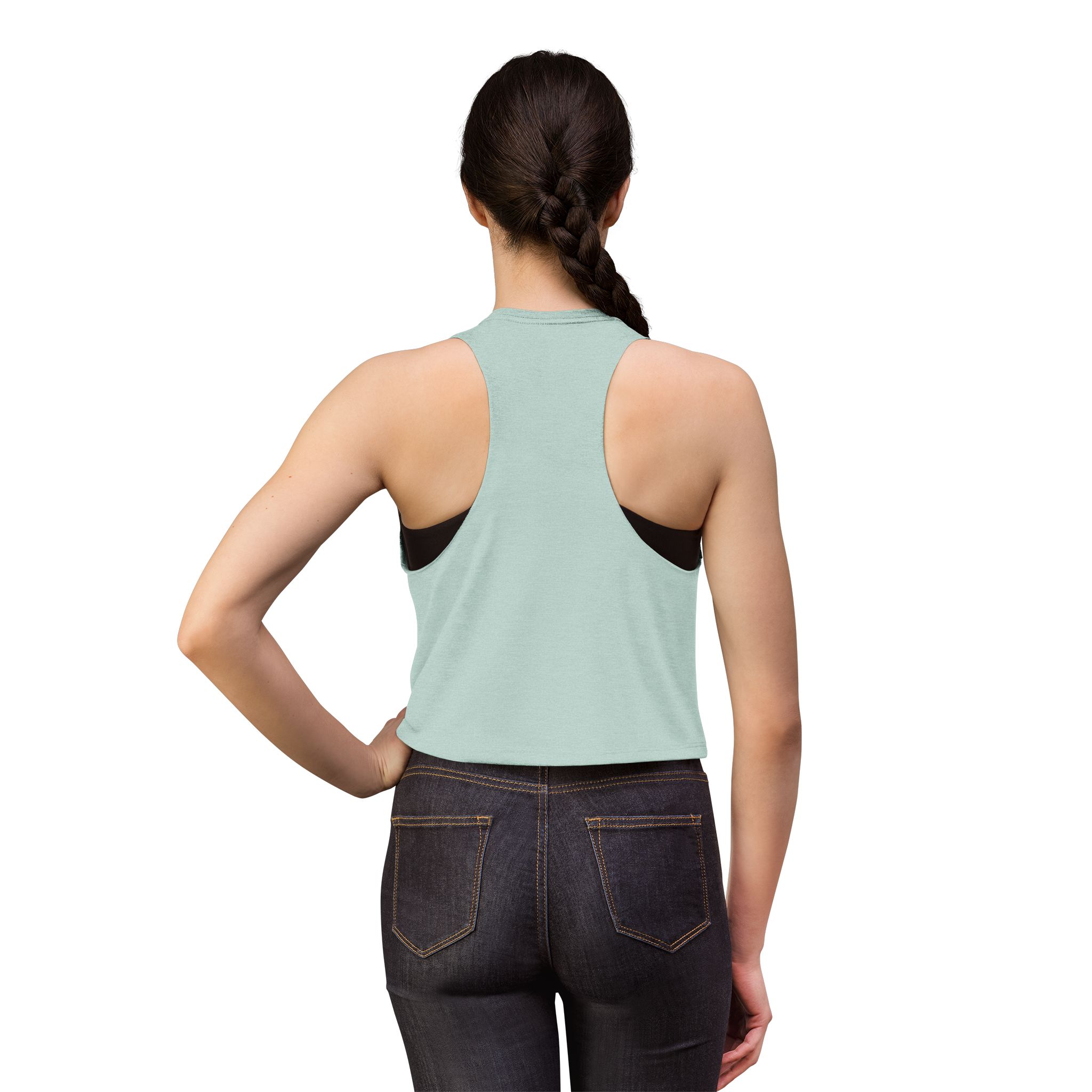 Fishing Crop Top - 'King Me' Kingfish Graphic Women's Fishing Tank - Image 16