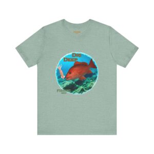American Red Snapper Jersey Short Sleeve Tee